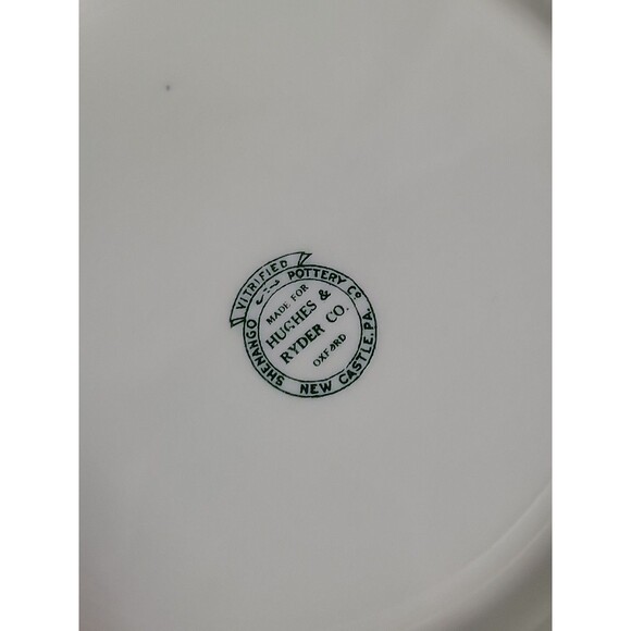 1900s The Park Candy Co Warren Ohio‎ Restaurant Ware Plate Shenango China Hughes - Picture 5 of 8